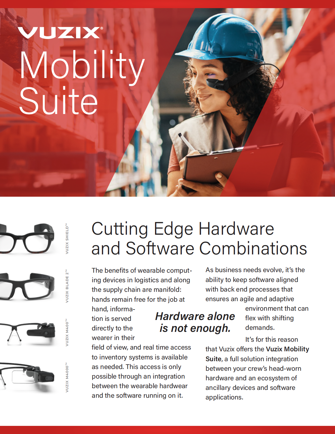 Mobility Suite: Cutting Edge Software and Hardware Combinations